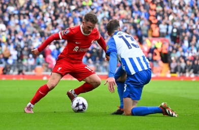 LIVERPOOL 2-1 BRIGHTON: MAC ALLISTER TỎA SÁNG, TRẬN BÓNG MÃN NHÃN!